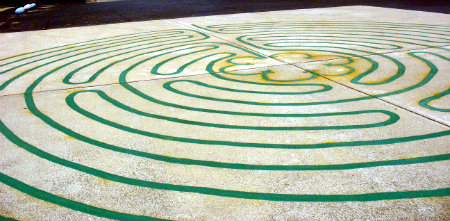 Labyrinth at Central Illinois Natural Health Clinic, Danville
